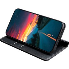 4U Sky Xiaomi Redmi Için Not 12S 4g Rfıd Blomak Stand Cüzdan Kılıfı Pu Deri Şok Geçirmez Telefon Kapak Black (Yurt Dışından)