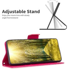 4U Sky Xiaomi 13 Lite/civi 2 5g Telefon Deri Kılıf Cüzdan Stand Butterfly Strap-Rose ile Baskılı Telefon Kapağı (Yurt Dışından)