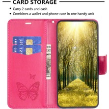 4U Sky Xiaomi 13 Lite/civi 2 5g Telefon Deri Kılıf Cüzdan Stand Butterfly Strap-Rose ile Baskılı Telefon Kapağı (Yurt Dışından)