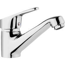 Eym Tema Cosmo Tek Gövde Sabit Lavabo Bataryası Musluk Krom