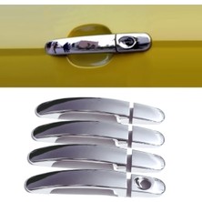 ZNZ Oto Aksesuar Ford Connect Krom Kapı Kolu 4 Kapı P.çelik 2014 Sonrası