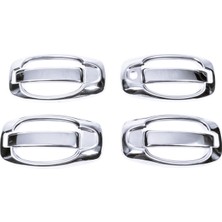 ZNZ Oto Aksesuar Citroen Nemo Krom Kapı Kolu Set 4 Kapı P.çelik 2008 Sonrası