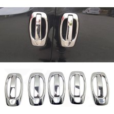 ZNZ Oto Aksesuar Citroen Nemo Krom Kapı Kolu Set 5 Kapı P.çelik 2008 Sonrası