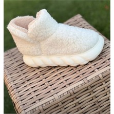 Akınalbella bella YÜKSEK TABANLI PAMUKLU YUMUŞACIK YIKANA BİLİR EV AYAKKABISI PANDUF