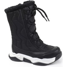 Papuç Sepeti 5014 Kız Çocuk Içi Yünlü Termo Taban Kar Botu