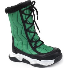 Papuç Sepeti 5014 Kız Çocuk Içi Yünlü Termo Taban Kar Botu