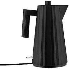 Alessi Plissé MDL06 B - Tasarımcı Elektrikli Su Isıtıcısı, Termoplastik Reçine, 2400W Avrupa Soketi, 170CL, Siyah