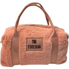 The Tote Bag Peluş Askılı Kadın El ve Omuz Çantası