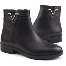 Castle Black 21893-1 Termo Taban Hakiki Deri Günlük Kadın Bot