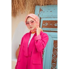 İpekhan Eva Desen Eşarp Turuncu 1132-07