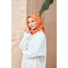 İpekhan Dama Jakarlı Eşarp Taba 9900-23