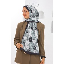 İpekhan Nature Gardenya Soft Şal Koyu Gri 3034-08
