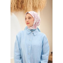 İpekhan Eva Desen Eşarp Pudra Pembe 1132-01