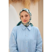 İpekhan Eva Desen Eşarp Çam Yeşili 1132-09