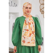 İpekhan Nature Easy Tullipa Soft Şal Şeftali Sarı 3033-08