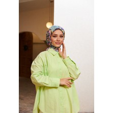 İpekhan Geo Oval Soft Eşarp Pembe Lila 1158-03