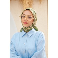İpekhan Eva Desen Eşarp Eğrelti Yeşili 1132-13