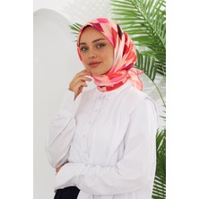 İpekhan Relax Geometrik Ala Soft Eşarp Kiremit 1139-11