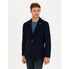Pierre Cardin Erkek Lacivert %100 Pamuk Ex. Slim Fit Spor Ceket 50272747-VR033
