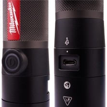 Milwaukee USB Şarjlı 800 Lumens Sabit El Feneri