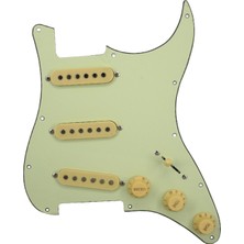 Manual Sss Yüklü Pickguard Kablolu Çizik St (Yurt Dışından)