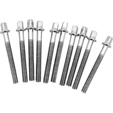 Manual 10X Metal Davul Sıkı Vida Yedek Perküsyon Parçaları Evrensel Kolay 6mm x 45MM (Yurt Dışından)