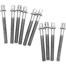 Manual 10X Metal Davul Sıkı Vida Yedek Perküsyon Parçaları Evrensel Kolay 6mm x 45MM (Yurt Dışından)