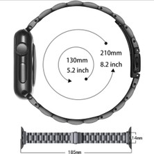 Cool Cold Apple Watch 38/40/41 mm Seri 10/42 mm 9 8 Se 7 6 5 4 3 2 Paslanmaz Çelik Zarif Slim Ayarlanabilir Kordon