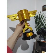 Goplast Premium 25 cm Piston Cup Piston Kupası Cars Arabalar (Boyasız Premium Ürün)