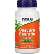 Now Foods Cascara Sagrada, 450 mg 100 Vegan Kapsül