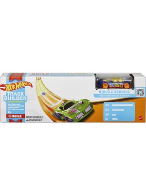 Hot Wheels Truck Builder Temel Pist Set GVG13 - 10 Adet Pist Parçası ve 1:64 Ölçekli Araç ile Yaratıcı Oyun