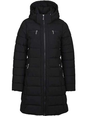 Tommy Hılfıger Kadın Kapşonlu Mont TW2MP810-BLACK