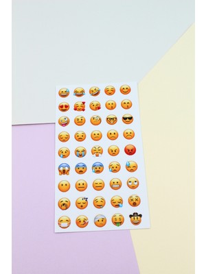 Mona Craftist 108 Adet Emoji Sticker Seti Sevimli Sticker Scrapbook Sticker Whatsapp Emoji Sticker Kedi Sticker Ku