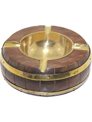 Keyfim Shop Dekoratif Pirinç Küllük 12*5cm