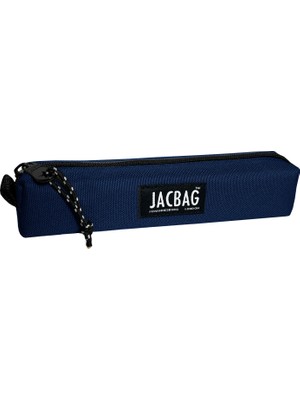 Jacbag Prizma-Sosis Tip Kalem Kutusu Lacivert %100 Polyester Malzeme 36 Adet Kapasite Modern Tasarım