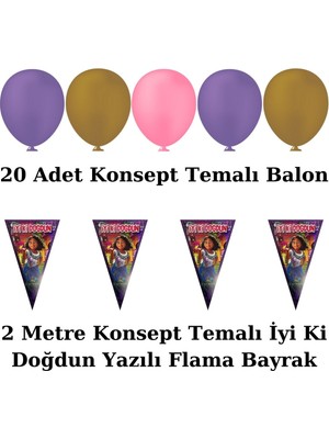 Encanto Disney Encanto  Perdeli Doğum Günü Parti Malzemeleri Süsleri Seti Prdlst