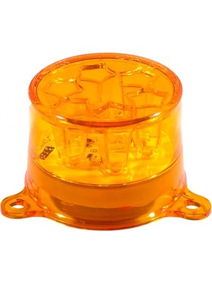 Ahmet Otomotiv Yuvarlak Şapka Tip LED Lamba 12/24V Sarı Stop Lambası