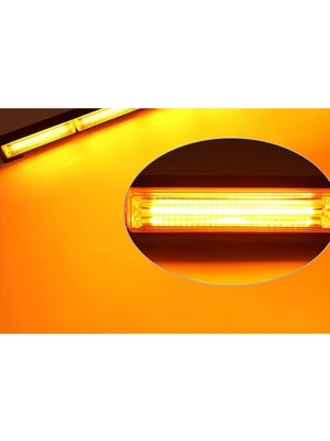 Ahmet Otomotiv 87.5cm Sarı Bar Çakar LED Off-Road-Tır-Kamyon-Kamyonet 9V-30V