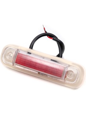 Ahmet Otomotiv Fristom Muadili Şeffaf Camlı LED Lamba Kırmızı Renk 12V-24V