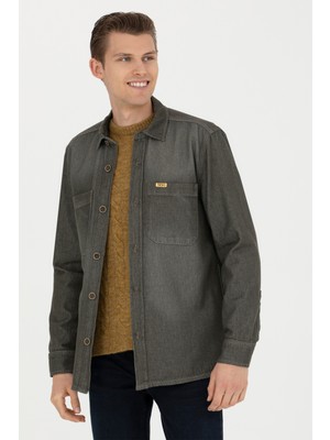 U.S. Polo Assn. Erkek Haki Gömlek Jean 50272610-VR027