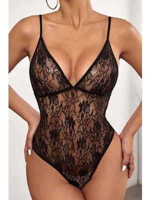 Bella Notte -     Siyah Dantel Özel Tasarim Babydoll 15073