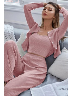Bella Notte -     Viskon Pudra  3 Lü Trend Crop Takim 7014
