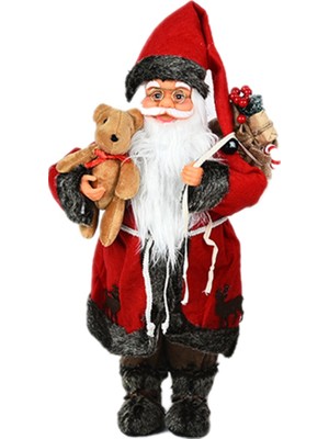 Hermoso 45CM Yeni Yıl Noel Dekorasyonu Noel Baba Bebek Noel Dekoru (Yurt Dışından)