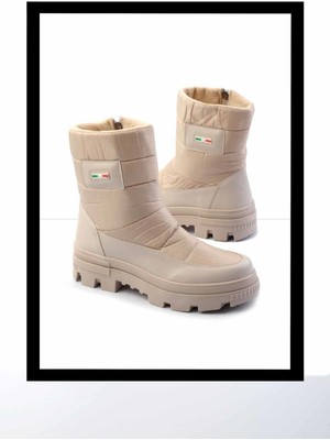 Bambi Bej Paraşüt  Kadın Bot & Bootie K02179746267