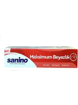 Sanino Diş Macunu Maksimum Beyazlık 75 ml