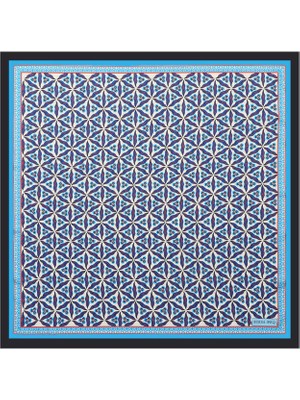 Bursa İpek Siyah Çintemani Desen Ipeksi Mendil