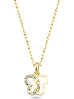 14 Ayar Altın Kelebek Kolye 1,69 gr