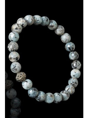 Tesbih Atölyesi Sertifikalı Fasetli Sodalit Taşı Bileklik - Gümüş Aparatlı