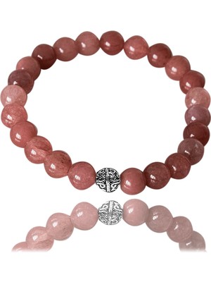 Tesbih Atölyesi Sertifikalı Güneş Taşı Bileklik - Gümüş Aparatlı