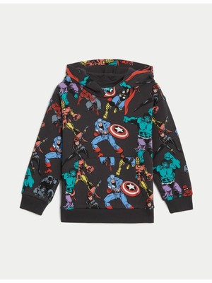 Marks & Spencer Marvel™ Kapüşonlu Sweatshirt